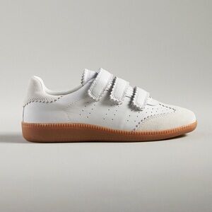 White Velcro Women's Sneakers